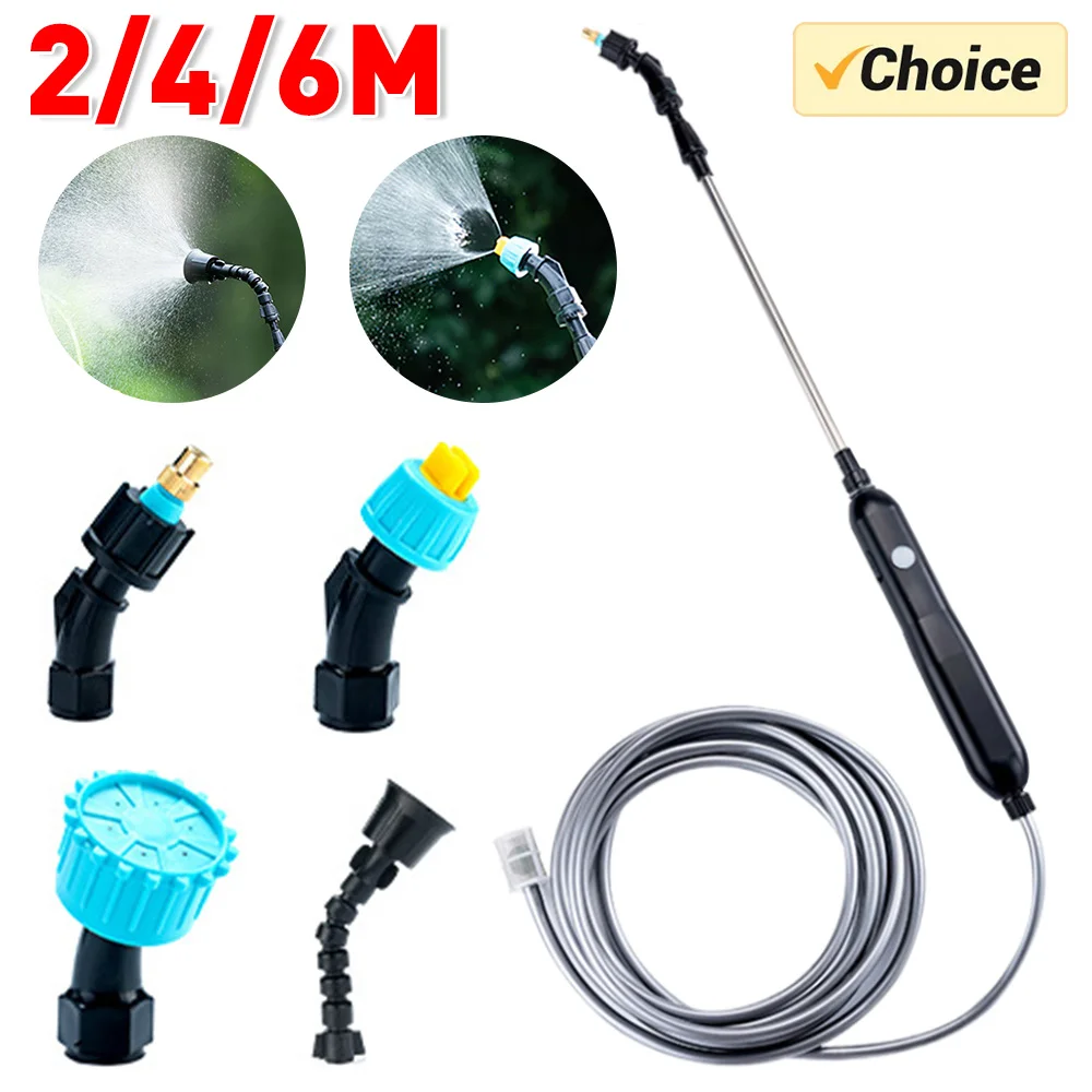 Electric Plant Sprayer Watering Spray Wand Rechargeable Battery Garden Sprayer Plant Mister Sprayer Yard Lawn Weeds Plants