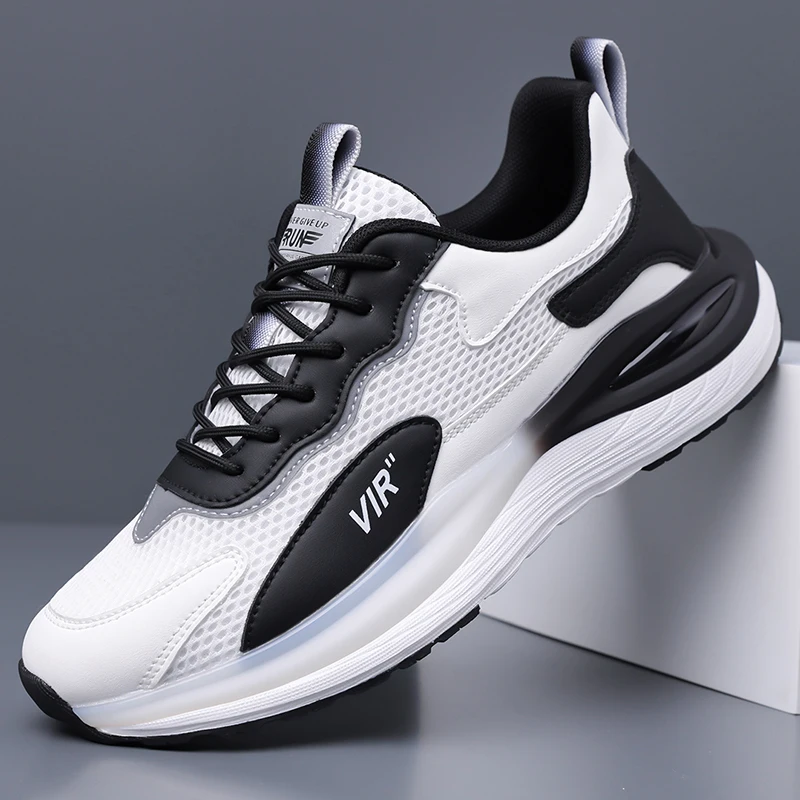 

2023 Новые мужские кроссовки с подушкой, модные спортивные кроссовки для бега на открытом воздухе, дизайн классической повседневной прогулочной мужской обуви, размер 38-45