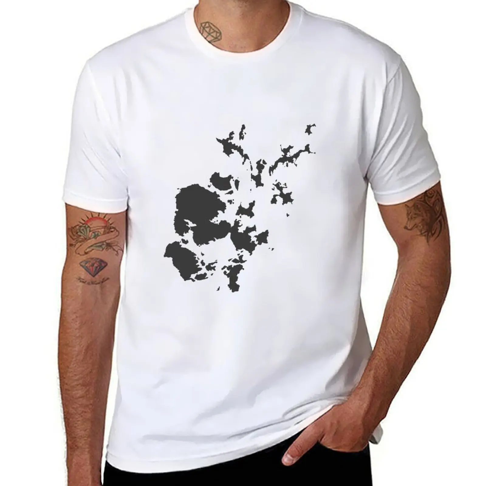 

Orkney Shape T-Shirt cotton t shirts man 100% graphic t shirts for man T-Shirt