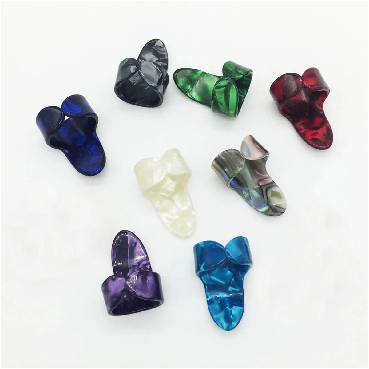 Miwayer Guitar Thumb Picks Finger Guitar Picks Fingernails Fingerstyle Pain Prevention Finger Forefinger Thumbpicks