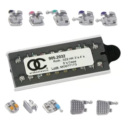 OC Dental Orthodontics Brackets Metal Braces MIM Mini Bracket Roth MBT Slot 0.022/0.018 Dentist Ortho Materials 10kits=200Pcs