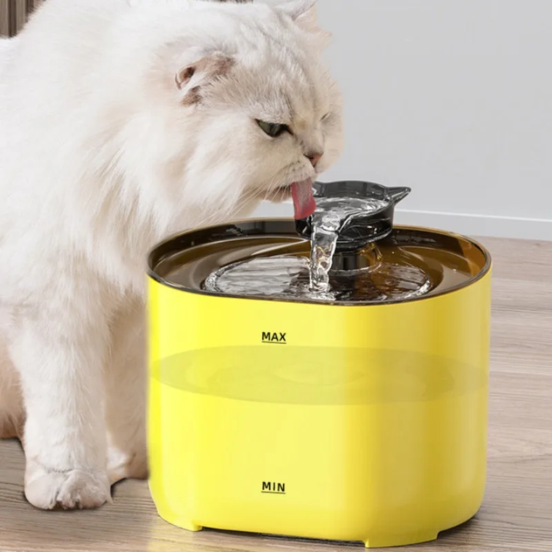 

Smart Pet Drinking Fountain, Automatic Circulation Flow Induction Water Filter, Live Water