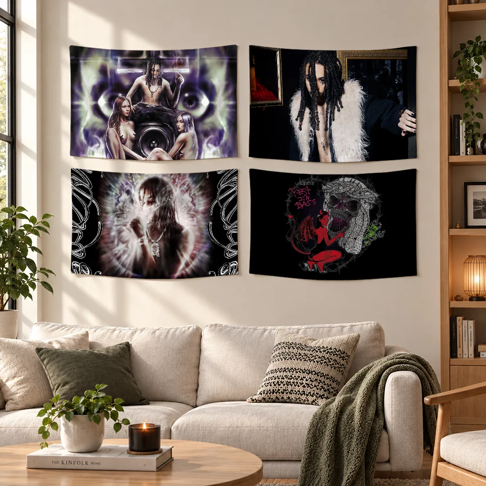 Rapper C-Che Rest In Bass Flag Decorative Banners Suitable For Outdoor Camping Family Parties And Garden Walls Gift