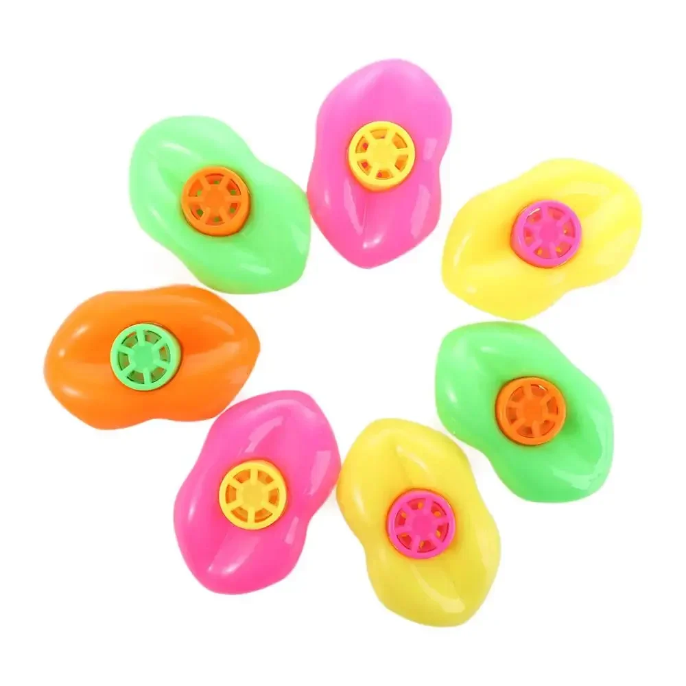 10Pcs Funny Plastic Lip Whistles Birthday Party Favors Party Noisemakers for Children Kids Toys Giveaway Gifts Pinata Fillers