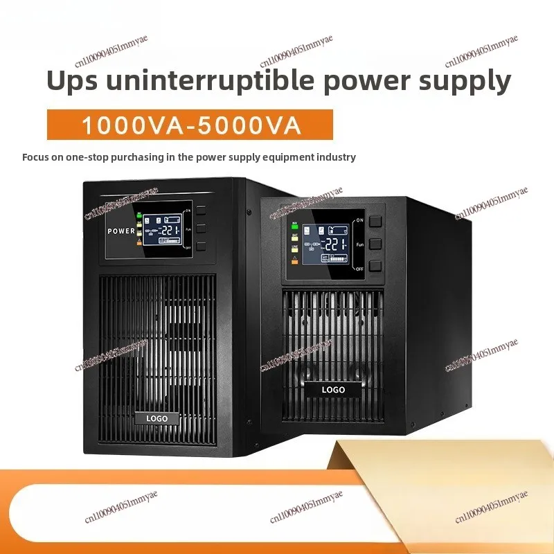 UPS Uninterruptible Power Supply 1000-5000VA Online Silent Battery Life Emergency Power Supply Compatible with Long-term