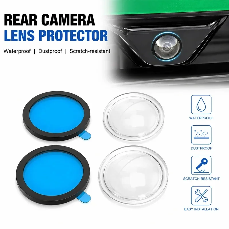 Easy-Install Car 360° Camera Lens Protector, Ultra-Thin, Anti-Scratch Cover with Full View Protection