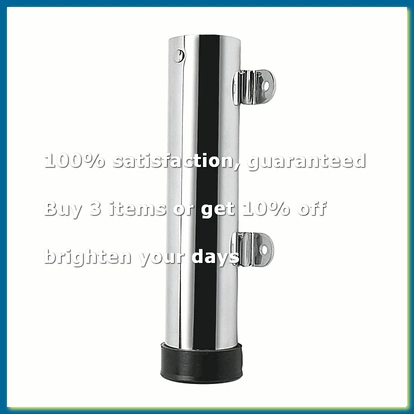 Stainless Steel Wall Rod Holder Marine Boat Side Wall Mounted Fishing Rod Rack for Ships Yachts Kayak Fishing Rod Holder