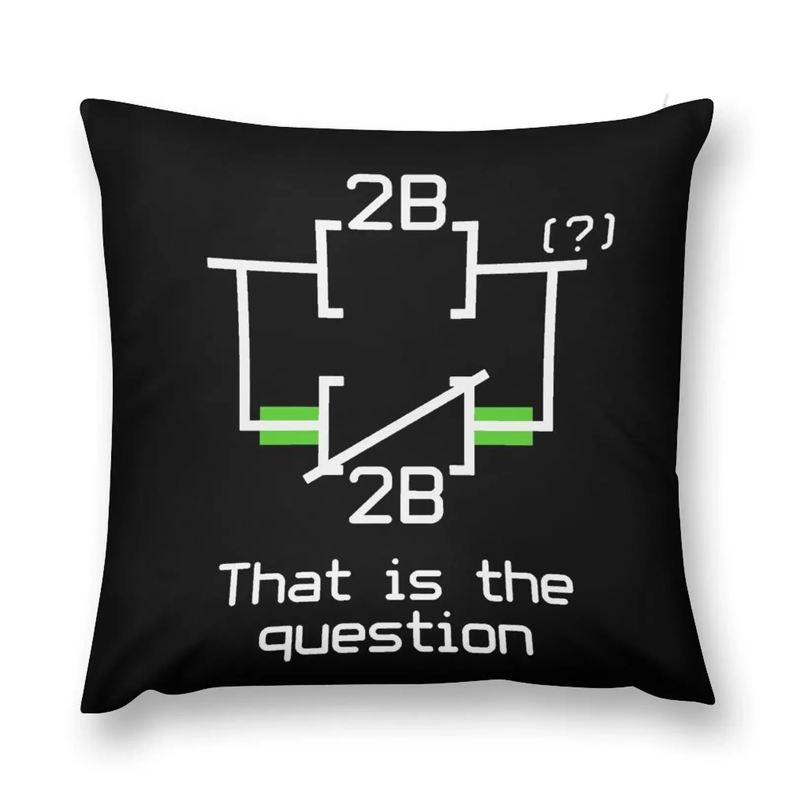 

To Be Or Not To Be Ladder Logic Electrical Engineer Throw Pillow Pillow Cases Decorative christmas pillowcases pillow