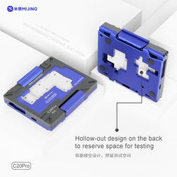 MJ 4 in 1 Professional iSocket Logical board Layered Frame Tester Fixture for iPhone 11-15 Pro Max Motherboard Function Testing