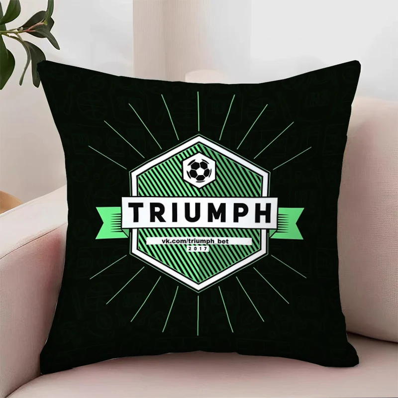 Pillow Covers Decorative Luxury Cushion Cover for Living Room Cushions T-Triumph Aesthetic Room Decoration Pillow Cases 45x45