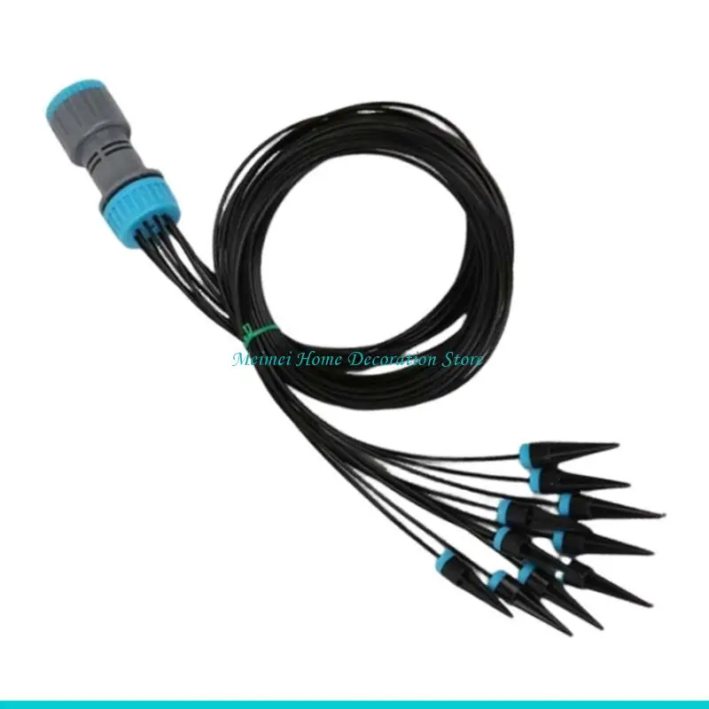 H7BF 10 Head Drip Irrigation Tool Adjustable Drippers for Accurate Plant Home or Office Setting Busy Potted Plant Enthusiasts