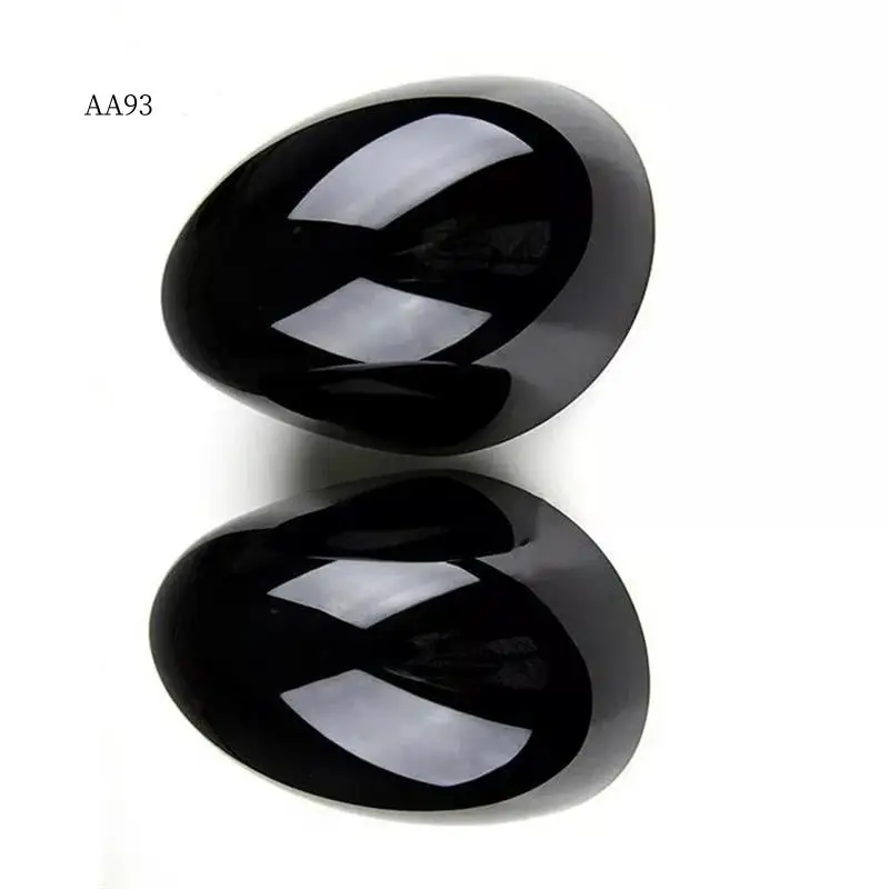 

AA-1Pair Gloss Black Wing Mirror Cover Cap Casings 51167401229 51167401230 For BMW Mini F55 F56 F57 LHD