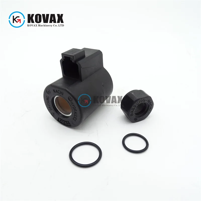 

Excavator accessories EC140D excavator solenoid valve coil 24V EC200D EC210D 16mmX48mm