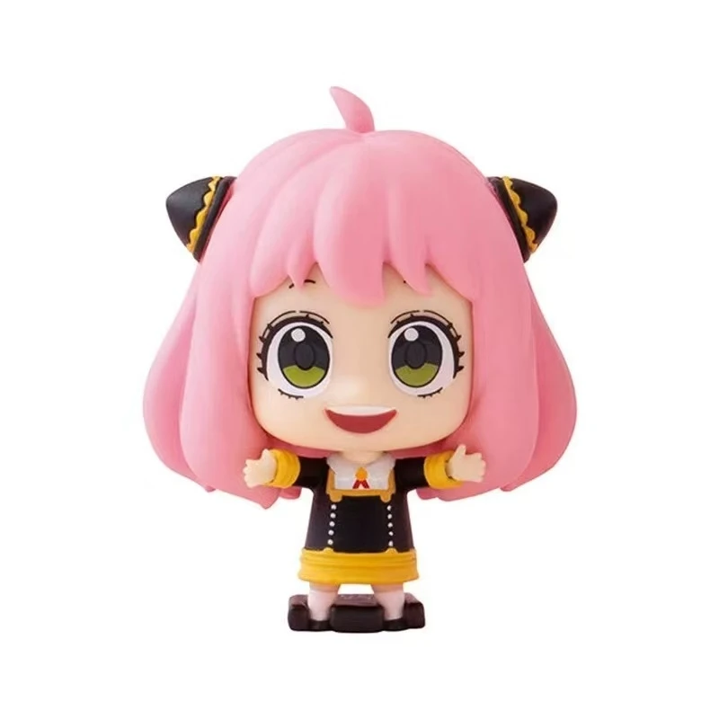 Anya Forger Figure Set Spy x Family, Yor Damian Action Figure, Mini PVC Doll Collection, Gashapon Toy for Anime Fans