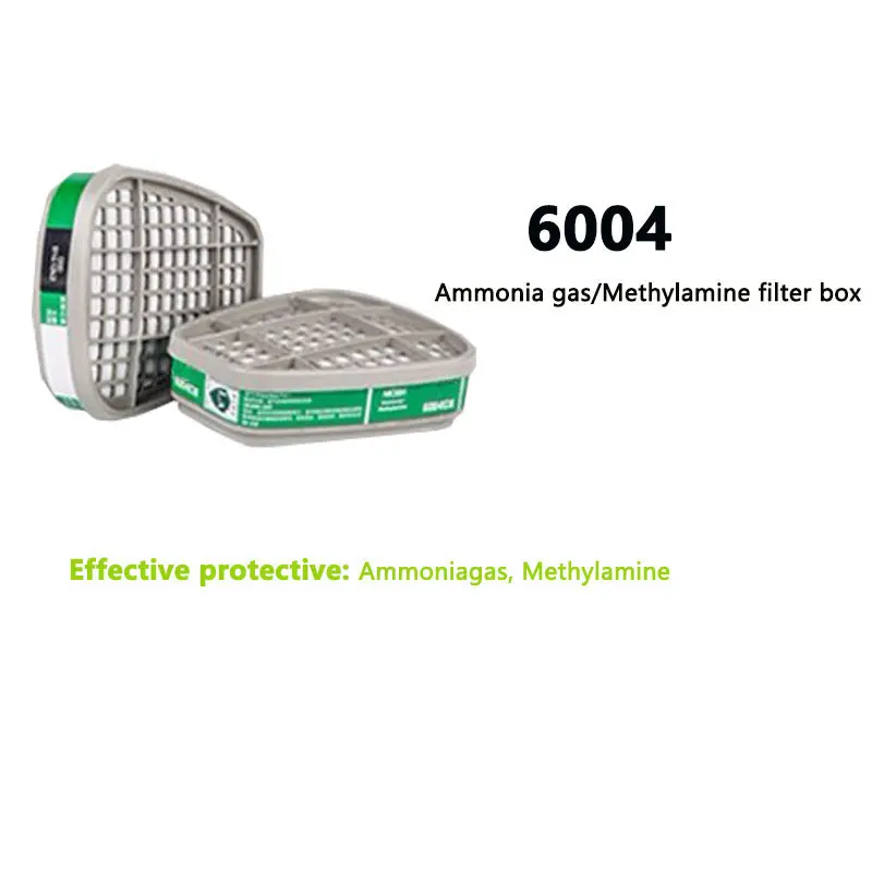 6004/6002/6001 Canister 501 5N11 Cotton Filters Set For 3M 6200/7502/6800 Painting Spraying Dust Gas Masks Chemical Respirator