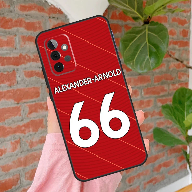 Football Name Number Phone Case For Samsung Galaxy A15 A25 A55 A54 A34 A14 A35 A52 A32 A12 A51 A71 A13 A33 A53