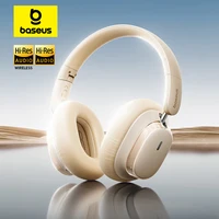 Baseus Bowie H1s auriculares inalámbricos Bluetooth 5,4 cancelación de ruido 46dB auriculares sobre la oreja auriculares de Audio espacial de alta resolución 120H de tiempo