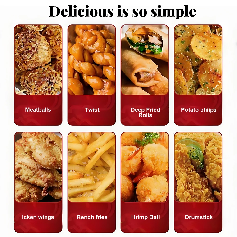 Электрическая масляная фритюрница, электрическая фритюрница большой емкости из нержавеющей стали для жареных шашлыков, палочек для теста и куриных крыльев