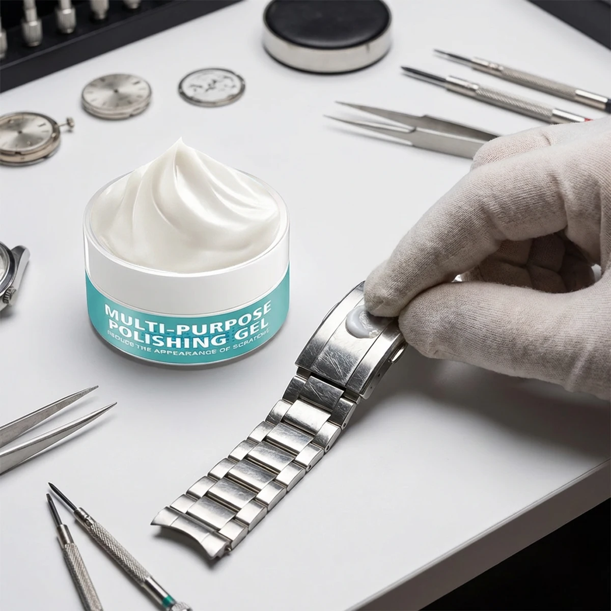 30g/100g Polishing Paste for Jewelry Silver Accessories Items Cleansing Gel for Stainless Steel Metal Repair Tool Accessories