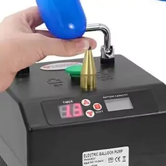 110-240V Electric Air Pump Magic Balloon 5 Inch Round Balloon B231 High Pressure Type Single Hole Long Balloon Inflator