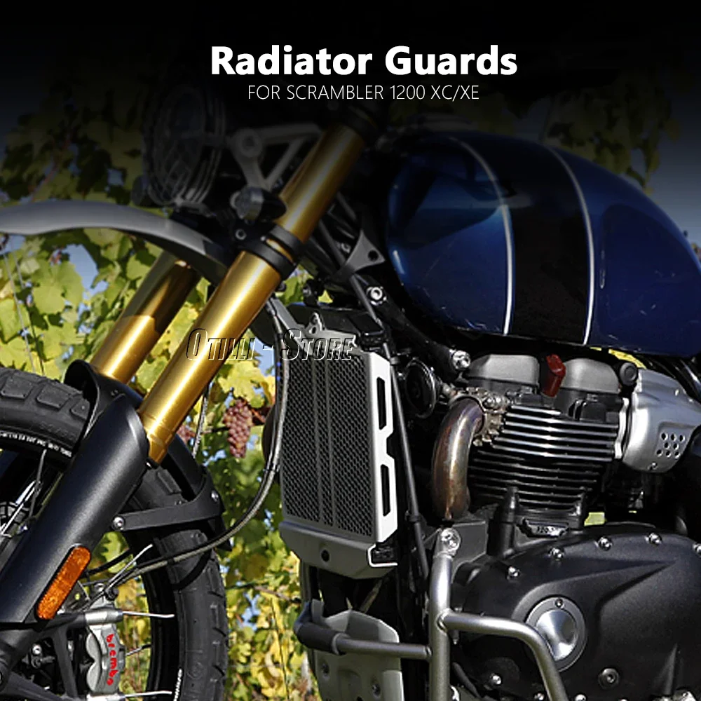 

Motorcycle For Scrambler 1200X 1200XE 1200XC 1200 XC X XE 2019-2025 Radiator Guard Grille Water Tank Oil Cooler Cover Protection