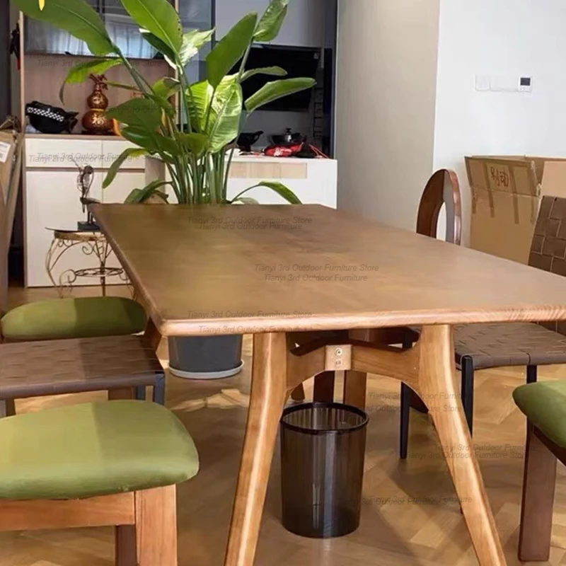 Mesas de Comedor de café nórdico, cocina, comedor de madera, tocador, mesas de Comedor, sala de estar, diseño italiano, muebles para el hogar, Comedor LLDT