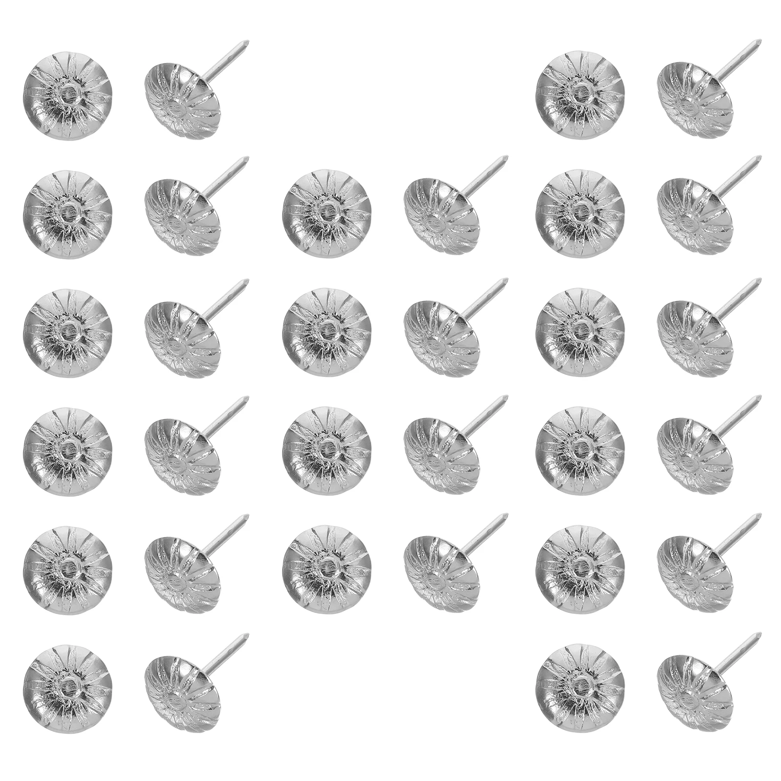 

200pcs Decorative Thumb Tacks Daisy Shaped Floral Push Pins For Bulletin Board Home Office School Iron Upholstery Tacks Map