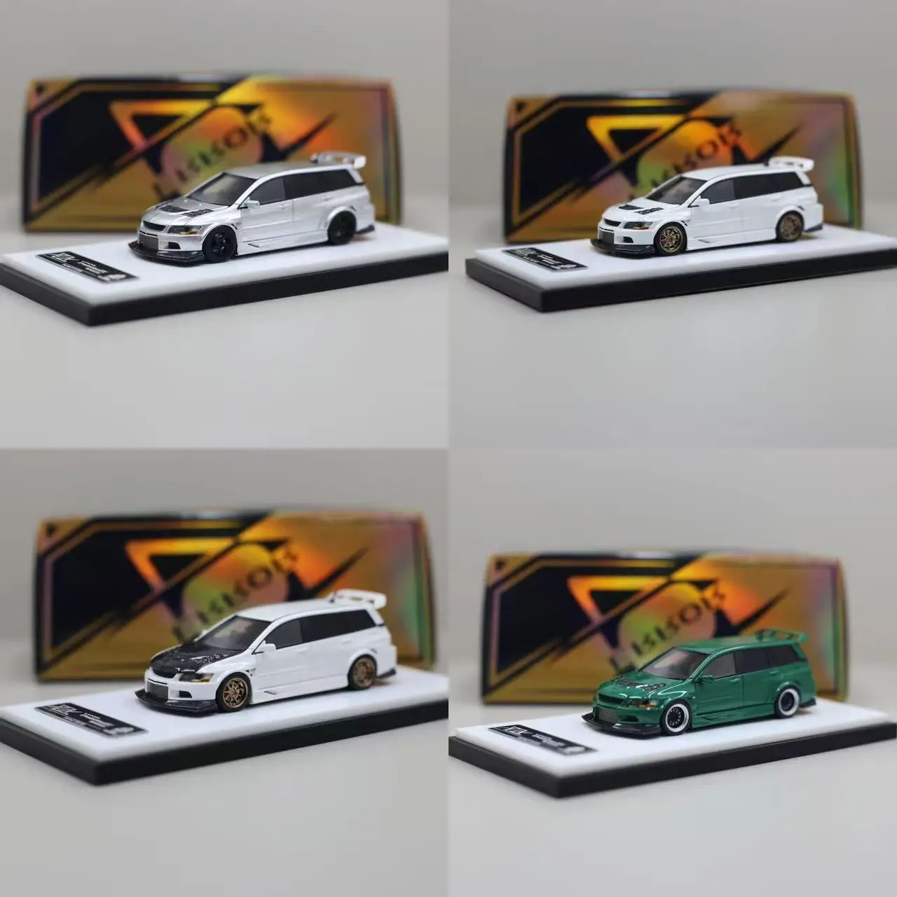 Spot 404Error 1:64 Mitsubishi EVO 9 Crock, Wide Body Modification, Resin Car Model Collection