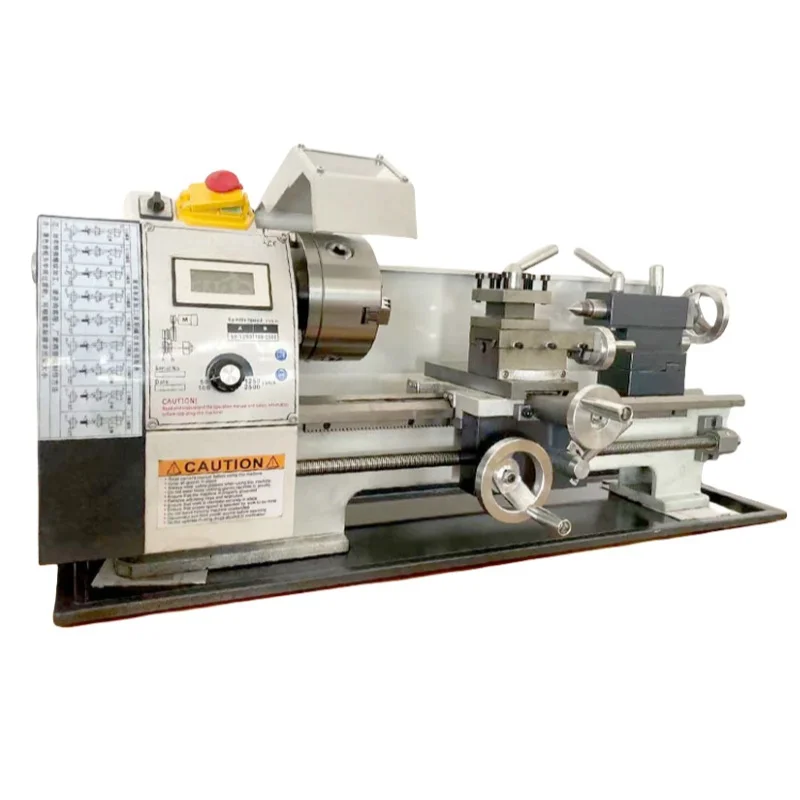 Multifunction Horizontal Mini Metal Manual Lathe Model for Turning Drilling Threading Bench Lathe New Condition