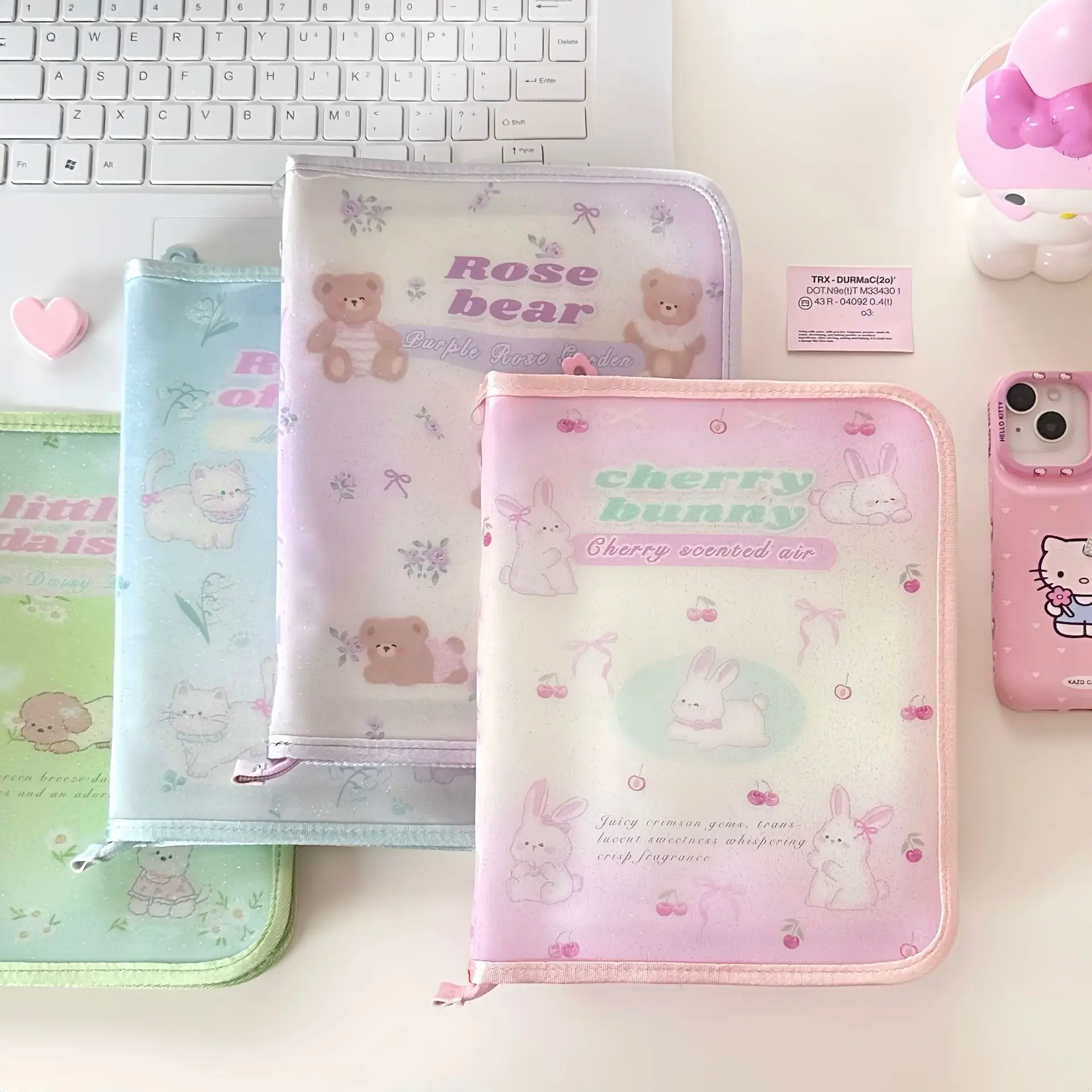 IFFVGX Kawaii A5 سستة الموثق حامل بطاقة الصور Kpop المعبود ألبوم الصور جمع كتاب القرطاسية المدرسية ألبوم الفقرة Fotos پوتوكاروداد باين أكثر #2