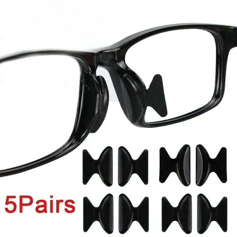 Soft Silicone Eyeglass Nose Pads Anti-Slip Adhesive Glasses Nose Cushion Replacement for Sunglasses Reading Glasses Eyewear