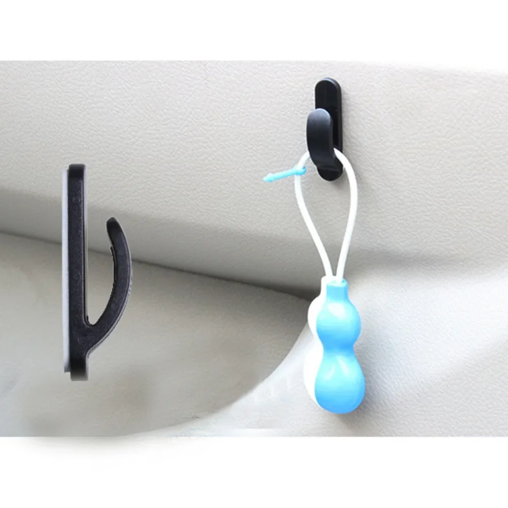 Kitchen Bathroom Non Perforated Plastic Hooks Car Interior Mini Adhesive Small Hooks Office Wardrobe Hooks