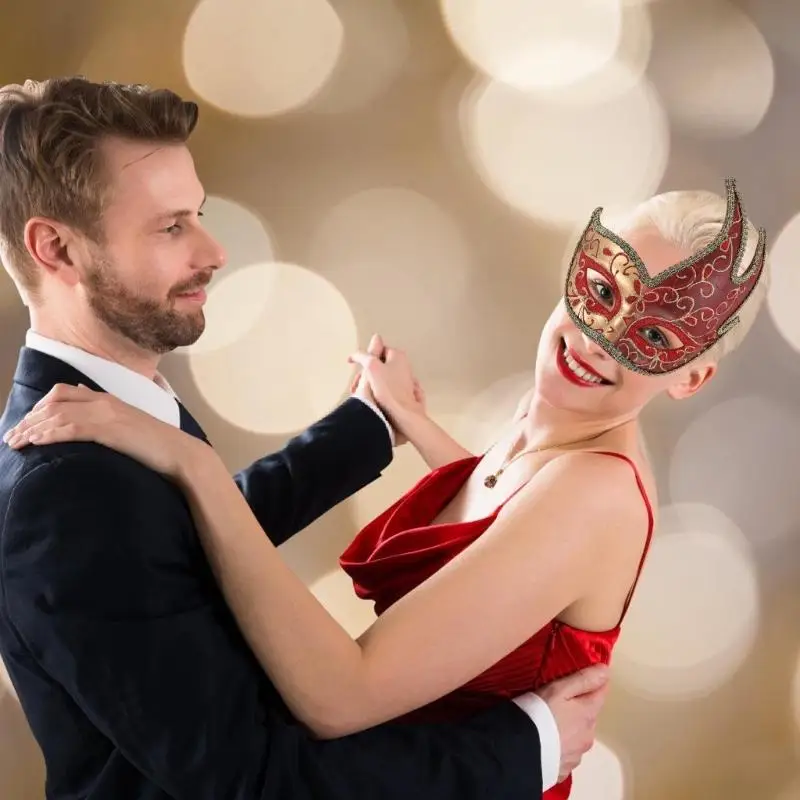 Wysoka symulacja maskarady plastikowych maskarady dla cosplay Halloween Costume Accessory Confort Party Prop f3md