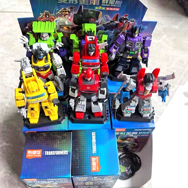 

Blokees Transformers Soundwave Optimus Oscillation Wave 8-е издание Blind Box в сборе Модель комплект Фигурка Коллекционная игрушка