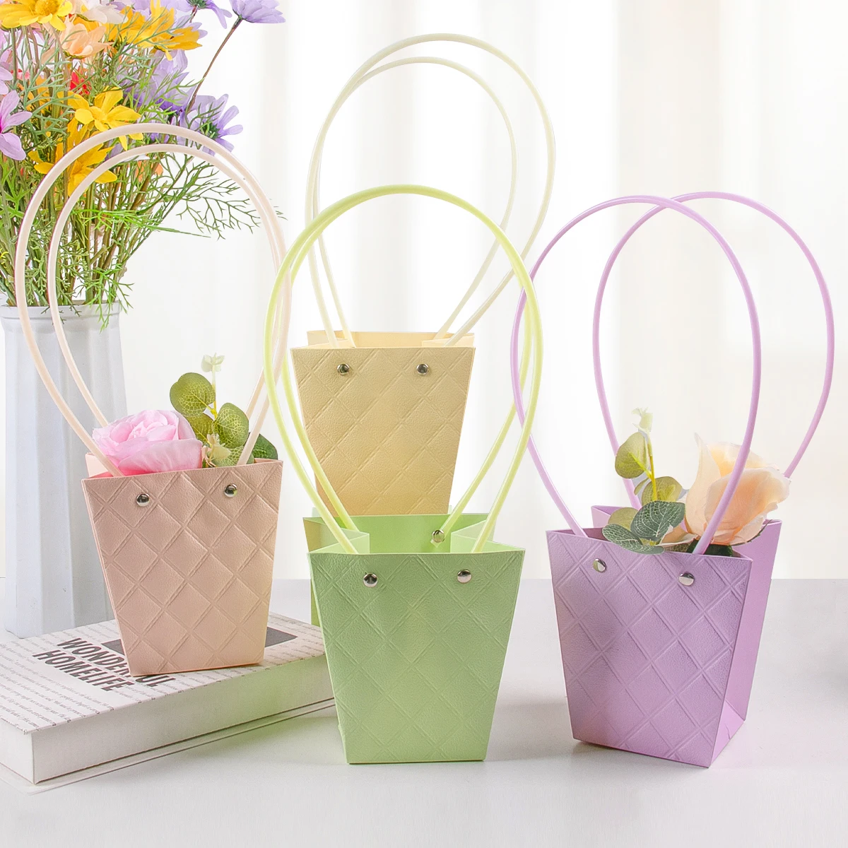 5 ชิ้นกระดาษดอกไม้ของขวัญกระเป - Flower Wrap Kraft บทวิจารณ์และราคา