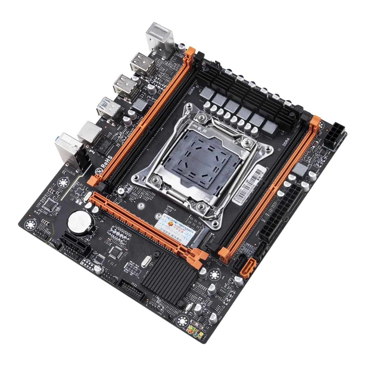 Imagem -03 - Placa-mãe Huananzhi X99 4mf Lga 20113 Xeon X99 Placa-mãe com Intel e5 2620 v3 M.2 Nvme 2x8g Conjunto de Kit Combinado de Memória Ddr4 Ecc