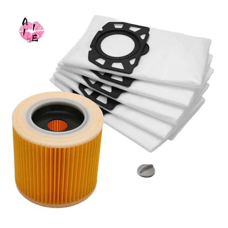 

A11E-Vacuum Cleaner Bags Filter Suitable For Karcher KFI 357 KFI357 KA 40 Replacement Bag For Karcher 2.863-314.0WD2 Plus WD3