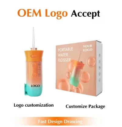 

OEM Collapsible Portable Oral Irrigator Teeth Clean Floss Telescopic Waterpick Water Flosser for Travel