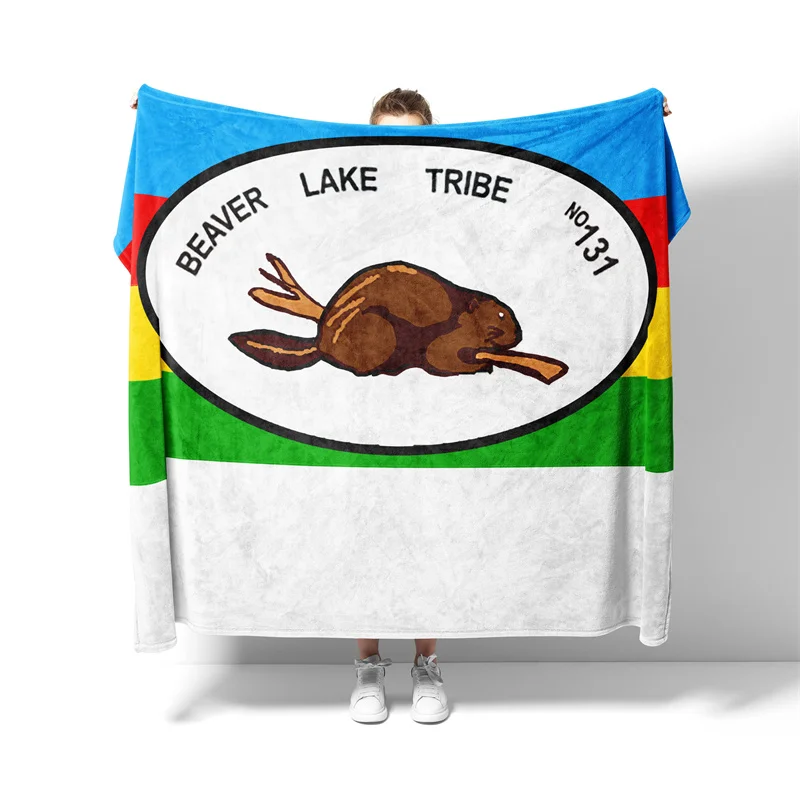 Aertemisi Beaver Lake Tribe Indigenous Peoples of Canada Pet Blanket for Small Medium Large Dog Cat Puppy Kitten Couch Sofa Bed