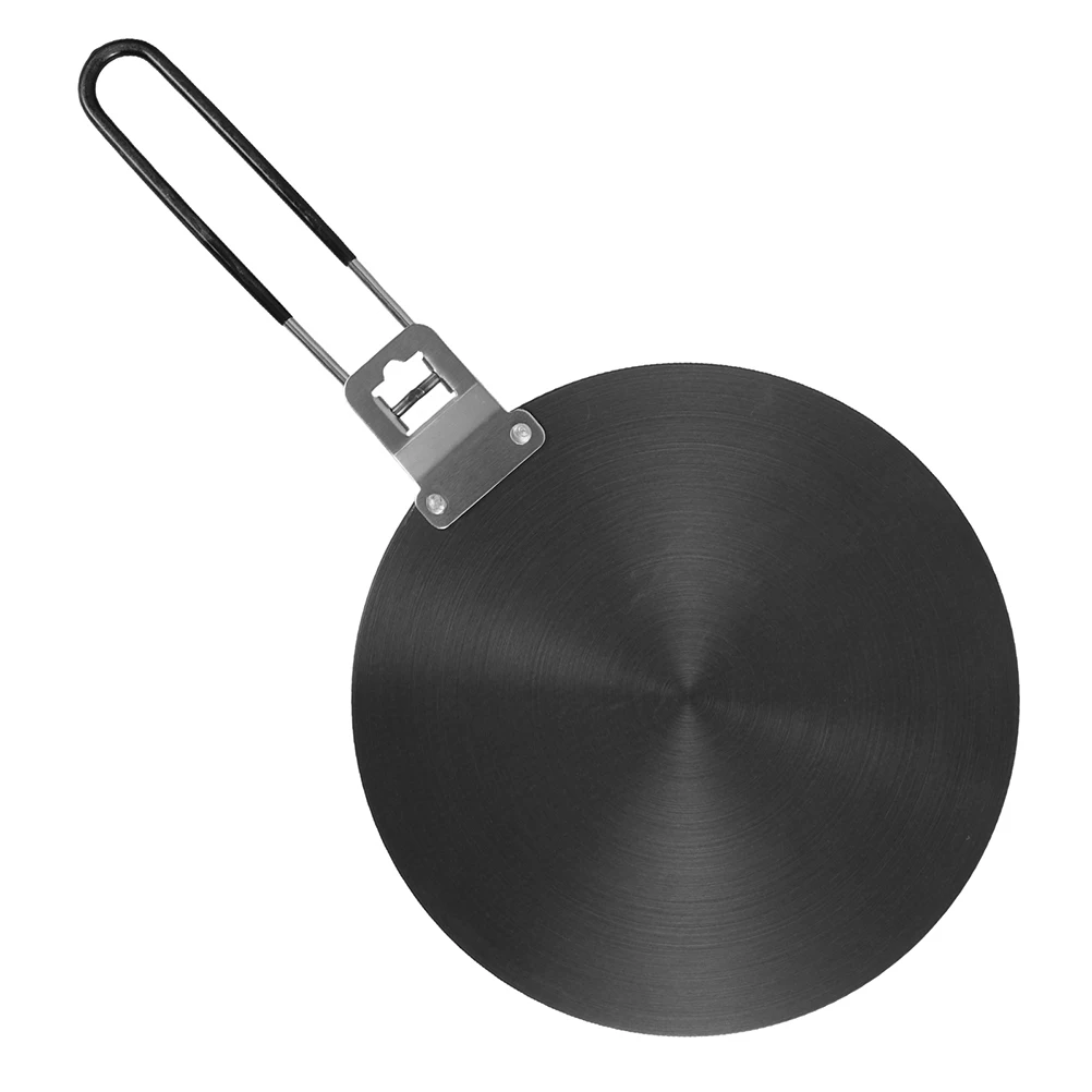 

Anti slip Heat Conduction Plate Stove Cooker Round Black Aluminum Gas Thermal Diffuser Kitchen Practical Gift