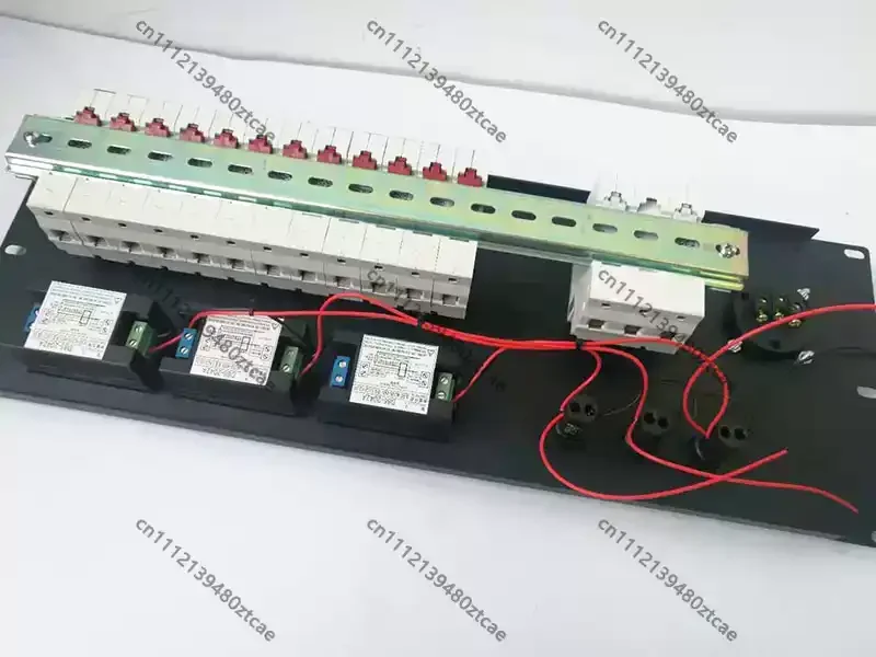12 Way Air Switch Current Voltage Meter Panel DIY Homemade Stage Lighting Silicon Power Through Box Accessories