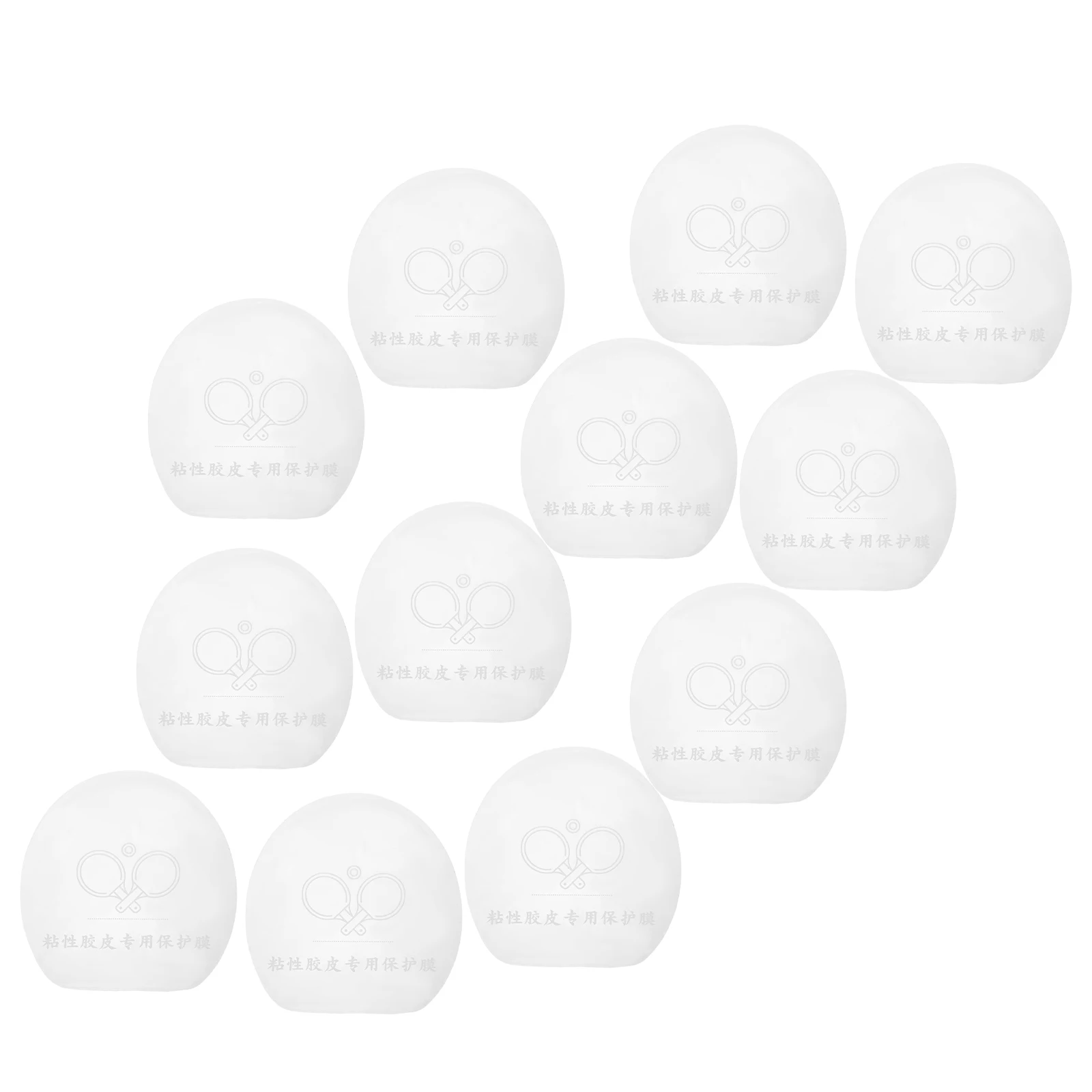 10 قطع من طبقة حماية لمضرب تنس الطاولة، غطاء غير لاصق بديل لملحقات النادي #6