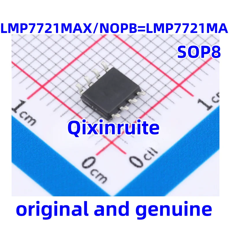 Qixinruite  Brand new original LMP7721MAX/NOPB=LMP7721MA SOP8 ultra-low input bias current precision amplifier chip