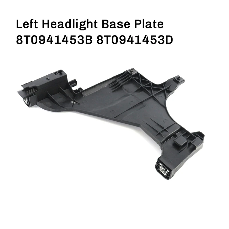 Front Bumper Headlight Bracket & Headlight Base Plate For  A4 B8 13-16, 8T0941453B 8T0941454B 8K0805607B 8K0805608B