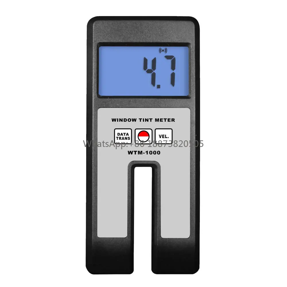 Handheld Window Tint Meter WTM-1000 measure the all kinds of transparent translucent with parallel plane Light Transmittance