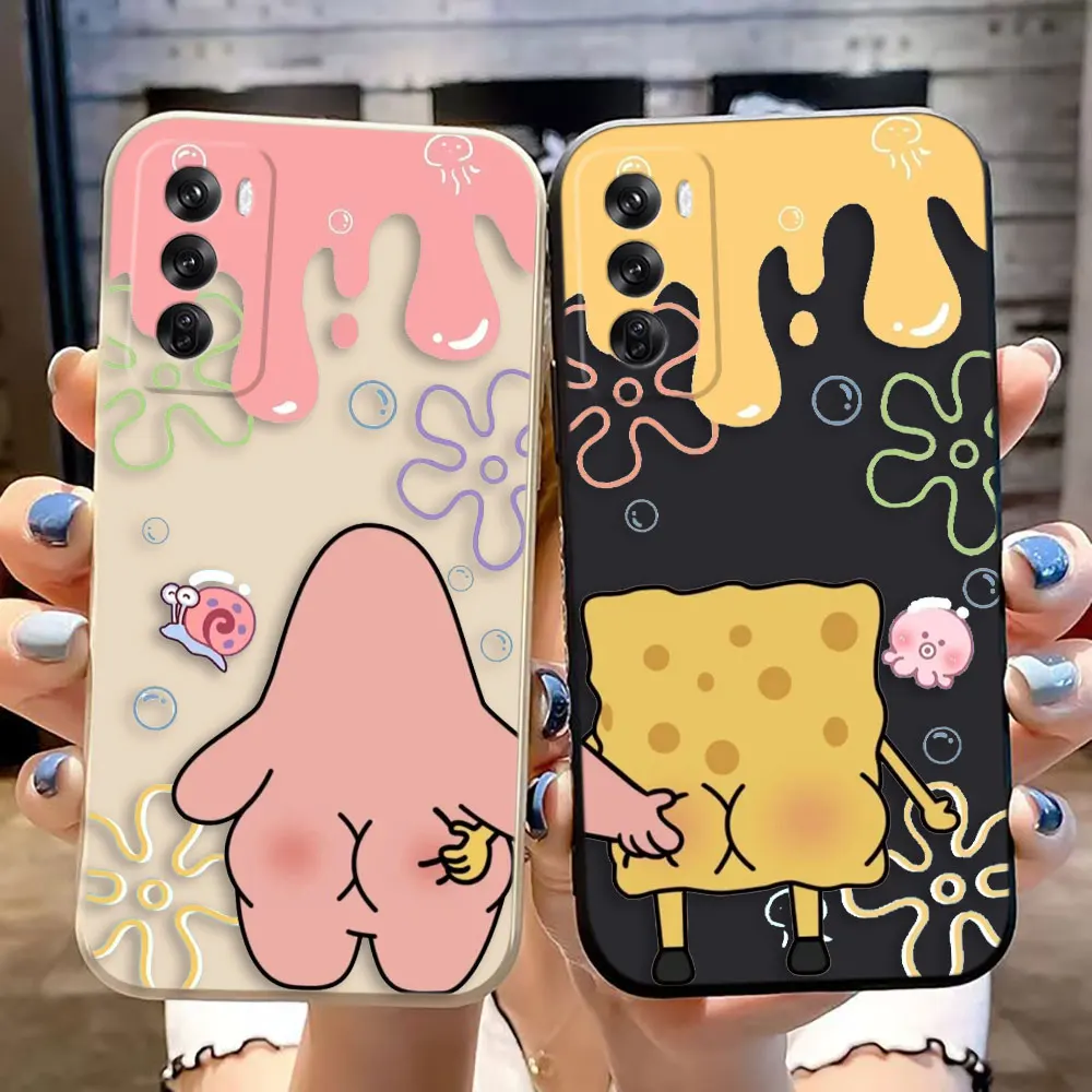 P-Патрик звезда S-Губка Боб фото для OPPO REALME XT C12 C20 C20A C21Y C30 C33 C55 C35 C65 GT MASTER NE02 2 NARZO 30 50 чехол для телефона