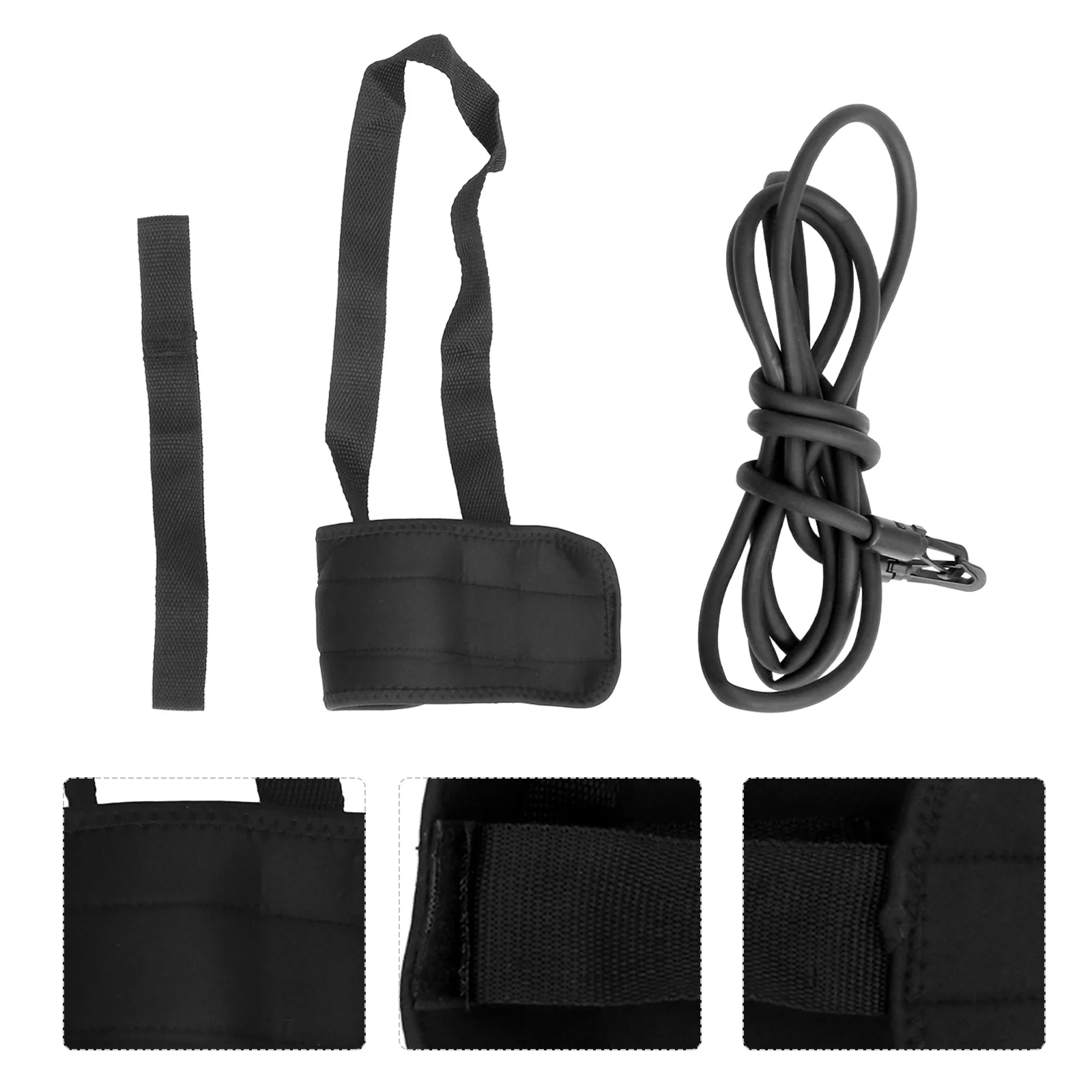 

1 set 1 Set Adjustable Swim Training Resistance Belt With Neoprene Ankle Straps For Adult Kids Swimming Exercise Swim Tether