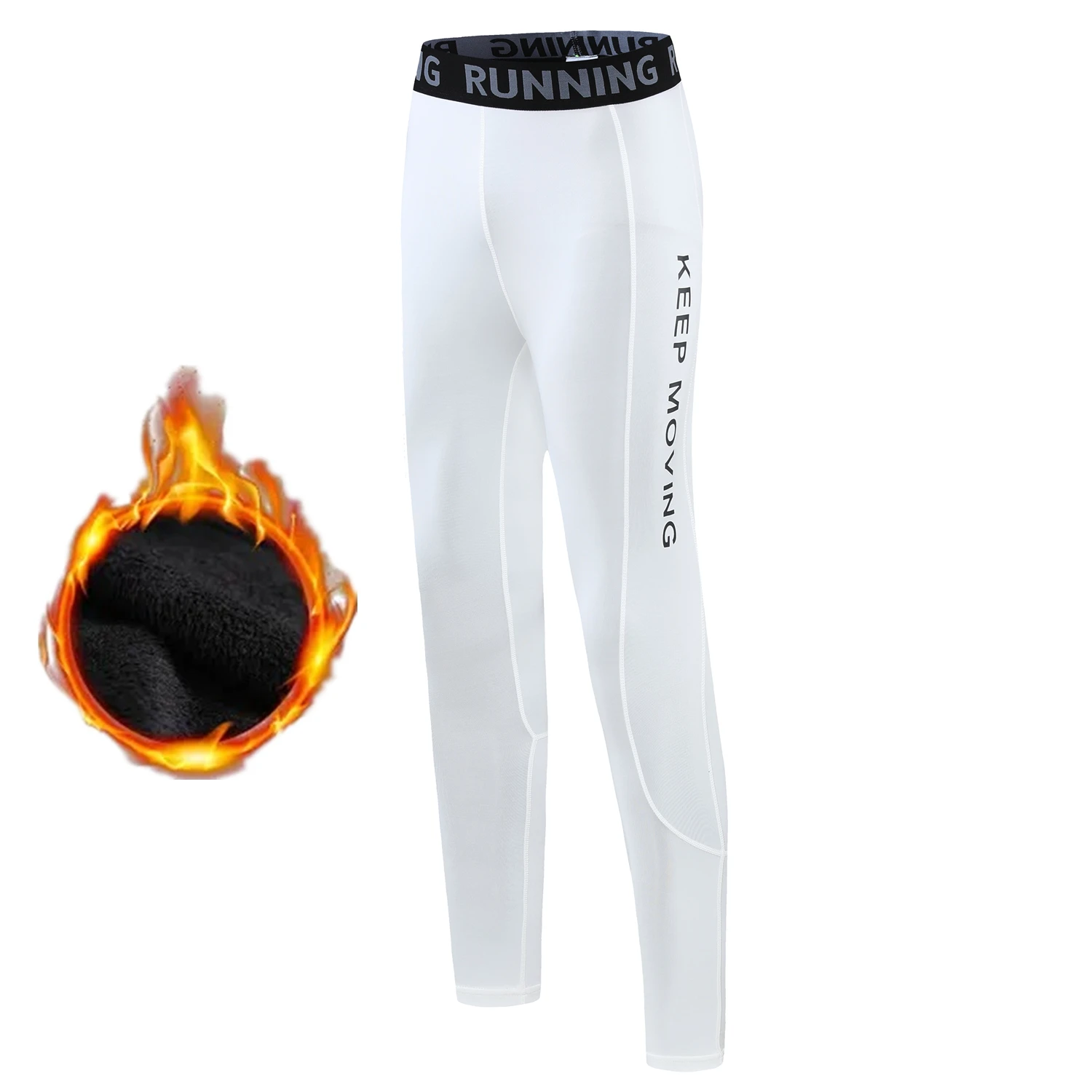 

Детские молодежные бархатные утепленные брюки для бега, леггинсы, зимние тренировки, спорт, фитнес, баскетбол, велоспорт, футбол, длинные колготки, брюки