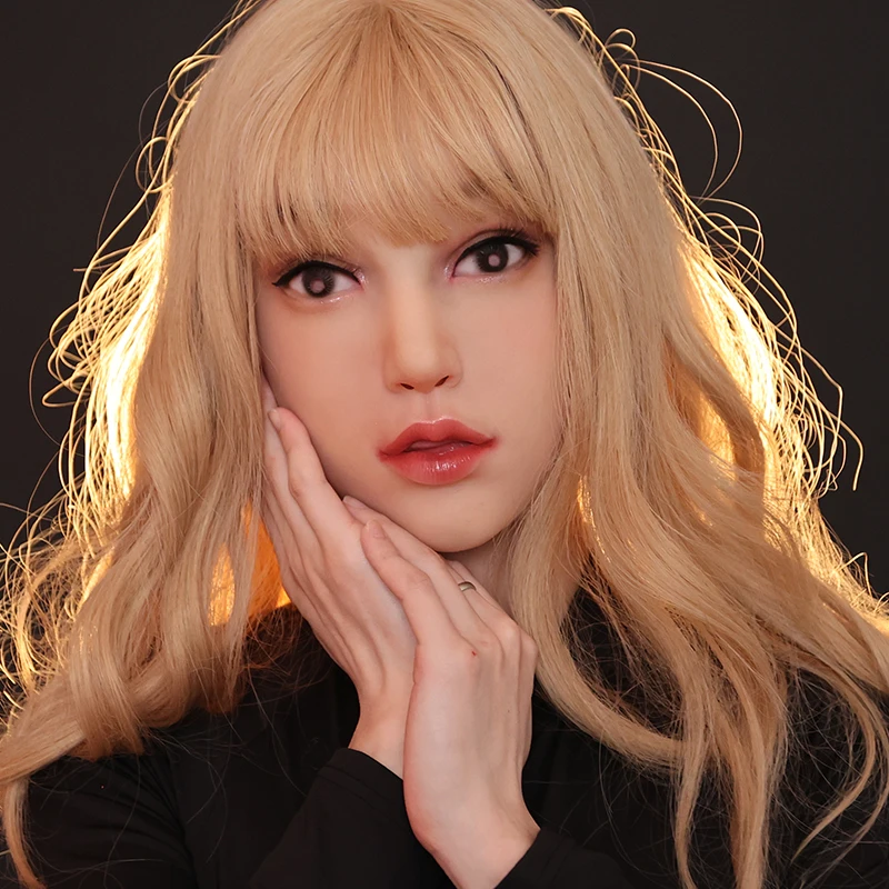 Roanyer Hard Silicoen Demale Mask Lily Crossdresser Costumes Drag Queen for Party Cosplay