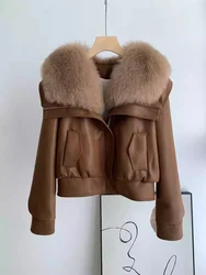 Winter New Fur Thicken Coat for Women High-quality Loose Sheepskin Fur Sherpa Jacket Womens Lambskin Shearling PARKA